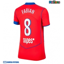 Camisa de Futebol Paris Saint-Germain Fabian Ruiz #8 Equipamento Alternativo Mulheres 2025-26 Manga Curta